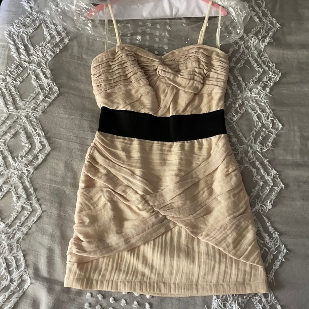 Blush linen Miss Me Couture dress
